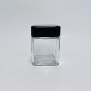 2OZ 3OZ 4OZ bocal en verre carré transparent durable et recyclable - Product Image 3