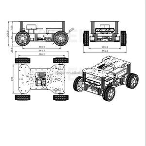 Smart <b>Robot</b> AGV Chassis With <b>Remote</b> <b>Control</b> 3D LiDar Ackerman Steering Industrial <b>Robot</b> Base - Product Image 3