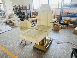 In store white 3 motors spa salon <b>electric</b> esthetician beauty facial <b>table</b> de massage bed cosmetic dermatology aesthetic chair - Product Image 6