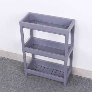 Étagère de rangement de <span class=keywords><strong>cuisine</strong></span> étagère mince chambre salle de bain étagère de rangement étroite organisateur de rangement pour livres jouets épicerie 4 couches - Product Image 4