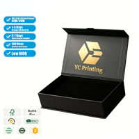 Caja de Papel Magnética de Lujo con Logotipo Personalizado de Fábrica al por Mayor para Embalaje de Cajas de Regalo, Cierre Magnético, Cartón Rígido