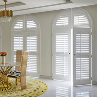 Persianas de Madera y PVC a Medida, Persiana de PVC para Ventanas Arqueadas