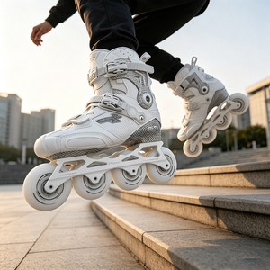 Patins à roulettes de slalom en fibre de carbone pour adultes, patins à roulettes de freestyle professionnels, roues en PU, cadre CNC, chaussures de patinage Ruidongle - Product Image 2