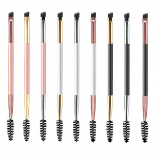 Brosse à sourcils 2 en 1, double embout, applicateur de mascara et brosse à sourcils biseautée double face - Product Image 4