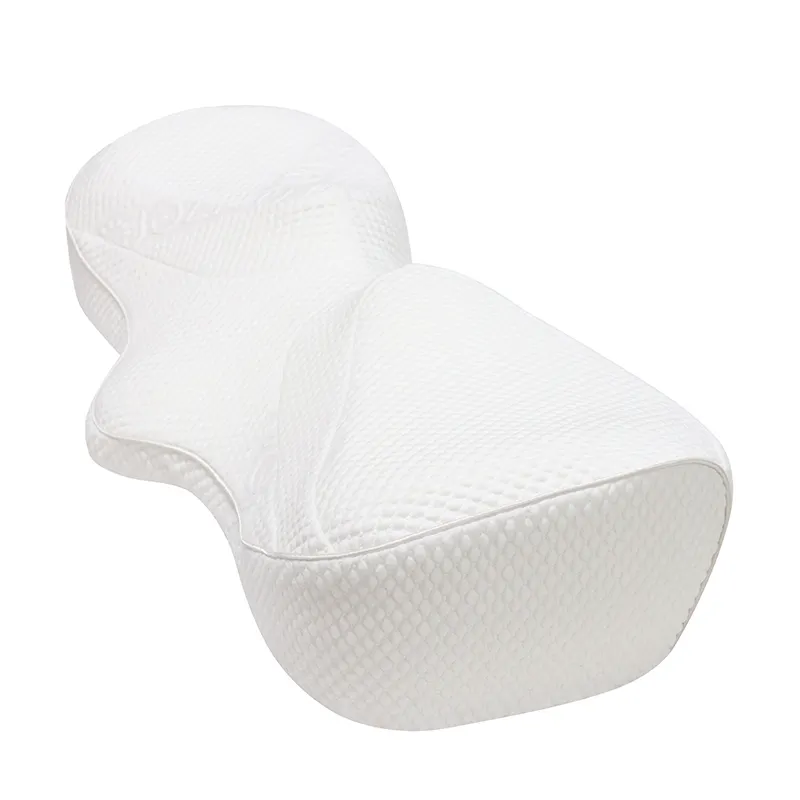 Travesseiro ergonômico e multifuncional, travesseiro ergonômico com espuma de memória, proteção para massagem e dormir, equipamentos domésticos com capa removível, 2022