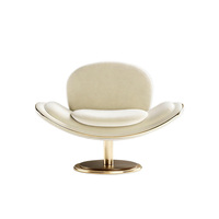 Chaise simple pétale de luxe à lumière directe d'usine-parfaite pour le balcon ou le jardin du salon de la villa comme chaise