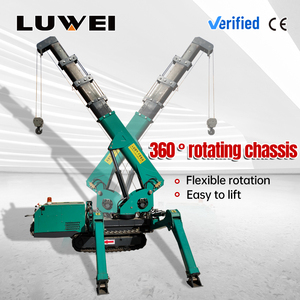 מנוף עכביש הידראולי 5 טון עם שלט רחוק אוטומטי לחלוטין, ניתן להתאמה אישית, לעבודה בגובה ובפנים מבנים. - Product Image 4