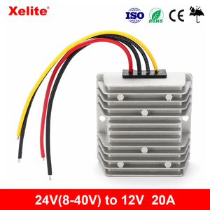 Convertisseur DC-DC abaisseur 24V vers 12V 20A personnalisable et étanche, alimentation 240W - Product Image 1