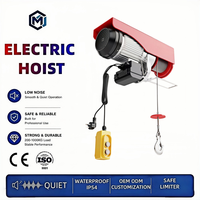 Palans électriques portables à commande sans fil IP54 CE, solution de levage efficace pour charges lourdes, 100 kg, pour entrepôt, atelier, grue, ferme
