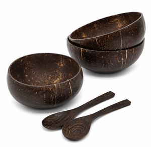 Vietnam Factory Natural Coconut Shell Bowls-Handcrafted Polished Eco-Friendly Lightweight Durable Bowls for Hotel Restaurant - Product Image 2