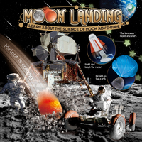 Fabricant de jouets ODM/OEM BIG BANG SCIENCE, kit scientifique STEAM sur le thème de la descente sur la Lune, jouet éducatif d'exploration spatiale pour enfants