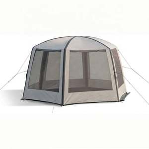 Tente de camping familiale imperméable pour 4 à 6 personnes avec poteaux en fibre de verre, ouverture automatique rapide quatre saisons, une chambre - Product Image 5