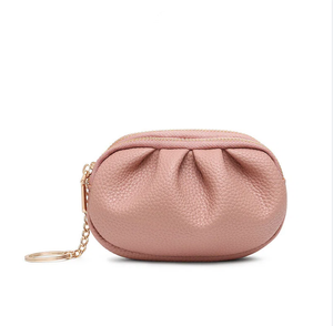 Ladies' Loose Change Card Bag <b>Mini</b> Bag Double-zipper Key Large-capacity Headphones <b>Lipstick</b> and Makeup Bag - Product Image 5