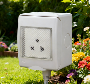 IP55 범용 방수 전원 스위치 소켓 16A 240V 미국형 벽면 소켓 신형 스냅락 디자인 ABS 구리 자가 테스트 - Product Image 3