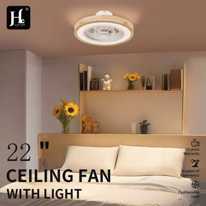 Modern Ceiling Fan <b>Light</b> <b>LED</b> Daylight Illumination Remote Control Aluminum Body Surface Mounted <b>Bedroom</b> CRI 90 IP33 AC/DC 2160 - Product Image 5