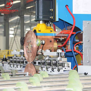 גלגול נירוסטה פנאומטי חדש ריתוך מכונת תפר אורך רוחבי עבור שמן מיכל מים רדיאטור אניה 380v - Product Image 3