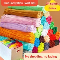 Bulk dikke chenille stengels, gecodeerde pluizige DIY knutselstokjes, multicolor voor handgemaakte bloemenboeketten, kinderkunst, educatief speelgoed