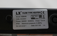 H30-R1 Bain À Remous Électrique Chauffe-Eau 3KW Spa Sauna Chauffage