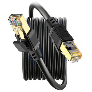 Câble Ethernet Dsunty CAT8 BC SFTP 30AWG à vitesse maximale, RJ45 plaqué or, câble Ethernet à angle droit, 0,5m-100m - Product Image 5