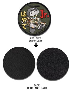 <strong>Custom</strong> Embroidery <strong>Patches</strong> OEM logo with <strong>Velcro</strong> Embroidered <strong>Patches</strong> for Garment Bags Hats - Product Image 3