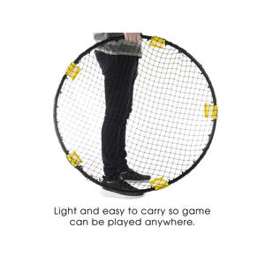 Ensemble de tournoi de <span class=keywords><strong>roundnet</strong></span> réglable pour l'extérieur, jeu de volley-ball de plage, jeu de rebond de spike, jeu de slam ball pour la cour, les sports et les divertissements de plage - Product Image 4