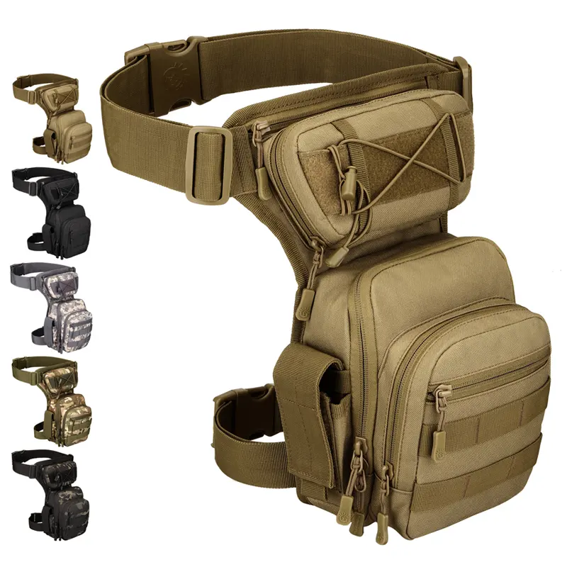 Yuda Outdoors Camouflage Cycling Hunting Tactical Waist Belt Hip Bag Tactical Thigh Leg Bag leggings Bag