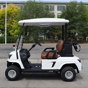 Voiturette <span class=keywords><strong>de</strong></span> golf électrique 2 places homologuée CE, moteur AC 5KW, homologuée pour la route - Product Image 4