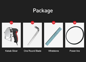มีดหั่นชาวาร์มา โดเนอร์เคบับ พร้อมใบรับรอง CE  สินค้าขายดี - Product Image 4