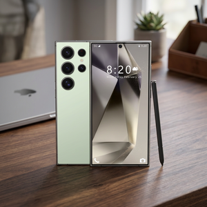 สมาร์ทโฟน S24 Ultra 5G ชิปเซ็ต MTK Deca Core หน้าจอ HD >7 นิ้ว 120Hz OLED กล้อง 108MP แบตเตอรี่ 8000mAh ระบบปฏิบัติการ Android 13 จากโรงงานโดยตรง - Product Image 2