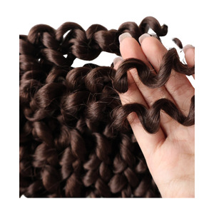 Mèches de cheveux synthétiques de haute qualité, douces, 8 pouces, 200g, boucles Jumpy Wand, trame simple, pour tresses africaines au crochet, bouclées, vente en gros - Product Image 3