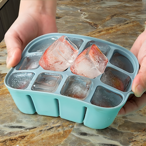 Plateau de congélation réutilisable en silicone à 4 grilles, récipient de stockage de collations pour bébé de qualité alimentaire pour purées et boissons - Product Image 3