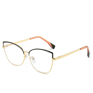 <span class=keywords><strong>Gafas</strong></span> de luz azul ojo de gato para mujer, anteojos de lectura con <span class=keywords><strong>pantalla</strong></span> de Metal y bloqueo de luz azul - Product Image 6