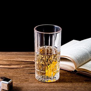 Wholesale Thick Reusable Eco-Friendly Lead Free Crystal Whiskey Scotch <b>Bourbon</b> Rum Gin Water Cocktail <b>Glasses</b> Break Resistant - Product Image 3
