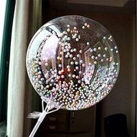 Supports de ballons Bobo transparents de 70 cm pour mariages, anniversaires, remises de diplômes et baby showers – Grands gobelets