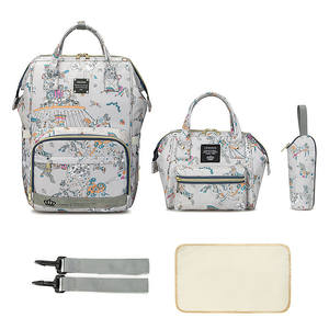 ชุดกระเป๋าเป้สะพายหลังเดินทางแบบชาร์จไฟได้ทาง USB, ขวดฉนวน & ถุงผ้าอ้อมสำหรับคุณแม่ & เด็กทารก - Product Image 2