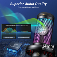 TONOR TC310+ Nouveauté Microphone Gaming Professionnel RGB avec Bras Articulé