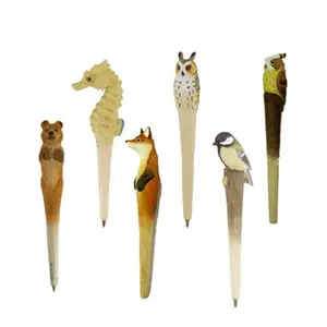 Novelty design CE standard hand carved wood animal pen