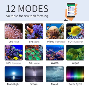 Week Aqua Rgb + Uva Aquarium Led Verlichting Fish Tank Lamp Marine Koraal Licht Met App Controle - Product Image 3