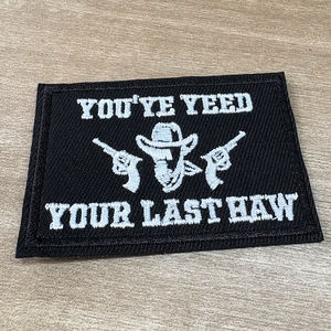 بيع بالجملة عالية الجودة الولايات المتحدة الأمريكية ، قبعة موضوع ، صياد الصبار ، تصميم الحديد على بقع التطريز لطيف للملابس - Product Image 4