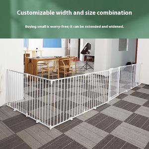 Mittelgroße Hunde käfig tür Kunststoff-Haustier zaun für das Wohnzimmer für den Hausgebrauch - Product Image 3