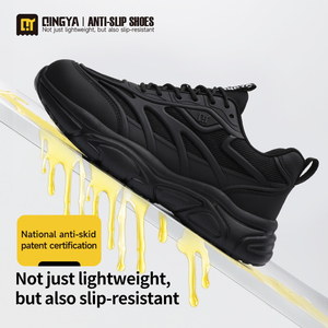 <span class=keywords><strong>Scarpe</strong></span> <span class=keywords><strong>Antinfortunistiche</strong></span> GUYISA per Uomo e <span class=keywords><strong>Donna</strong></span>, Antiscivolo SRC, <span class=keywords><strong>Comode</strong></span> <span class=keywords><strong>Scarpe</strong></span> da Lavoro per Cucina, Chef, Uso Ospedaliero, Nere, Resistenti allo Sporco - Product Image 4