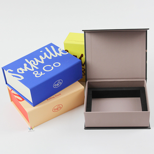 Luxury Handmade Embossed Matt Laminated Rigid Gift Jewelry & Pastry <b>Box</b> for Wedding <b>Christmas</b> Customizable Size - Product Image 3