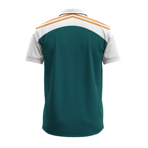 เสื้อโปโลทีมคริกเก็ตขายดีที่สุด ผลิตจากผ้าโพลีเอสเตอร์ พร้อมแถบข้างไหล่ สำหรับใช้ในทีมคริกเก็ตมืออาชีพ มีจำหน่ายแล้ว - Product Image 3