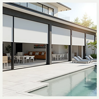 Store banne électrique extérieur en aluminium, motorisé, intelligent, pour protection solaire, compatible avec plusieurs pays