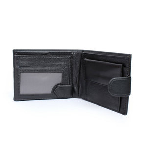 Portefeuille pour homme en cuir véritable de qualité supérieure, logo personnalisé, couleur, taille, marque et emballage, MOQ 10 ensembles, vente en gros directe d'usine OEM - Product Image 4