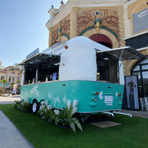 Complete Commercial Food Trailer Stainless Steel Snack Hamburger Pizza Ice Cream - Product Image 2