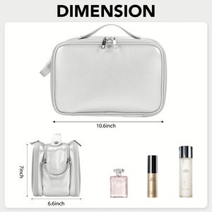 Large Capacity Cosmetic Bags for Women, Large Opening Waterproof Storage Toiletry Bags, Make up Bag for Traveling - Product Image 3