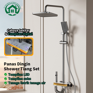 Pano.V 2025 Avant-garde Piano <b>Key</b> Shower Set with LED Strip Light High Pressure Rain Shower Head for Luxury Hotel Bathroom Proje - Product Image 2