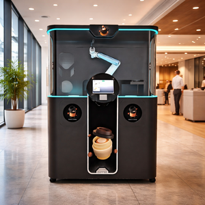 Máquina Expendedora <span class=keywords><strong>de</strong></span> Café Comercial Avanzada con Brazo Robótico Barista con IA, <span class=keywords><strong>para</strong></span> Preparar Múltiples Bebidas como Espresso, Latte y Cappuccino, <span class=keywords><strong>para</strong></span> Uso Público - Product Image 6