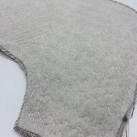 Interlining élastique soluble à l'eau en polyester/coton, interlining pour vêtements, interlining pour poitrine, pour costume - BW-220908-31x25cm